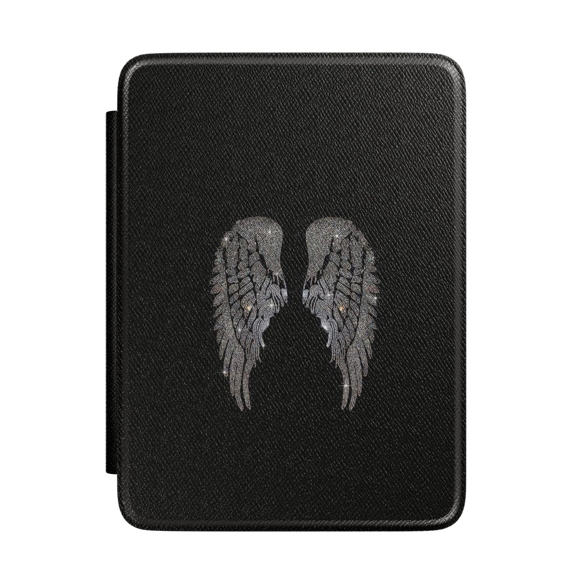 BLACK DIAMOND ANGEL WINGS KINDLE CASE HARDCOVER
