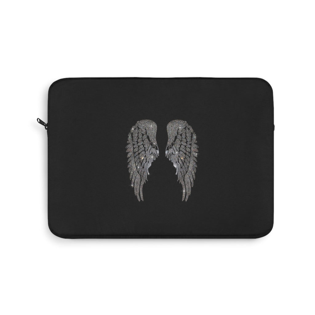 BLACK DIAMOND ANGEL WINGS IPAD & LAPTOP SLEEVE