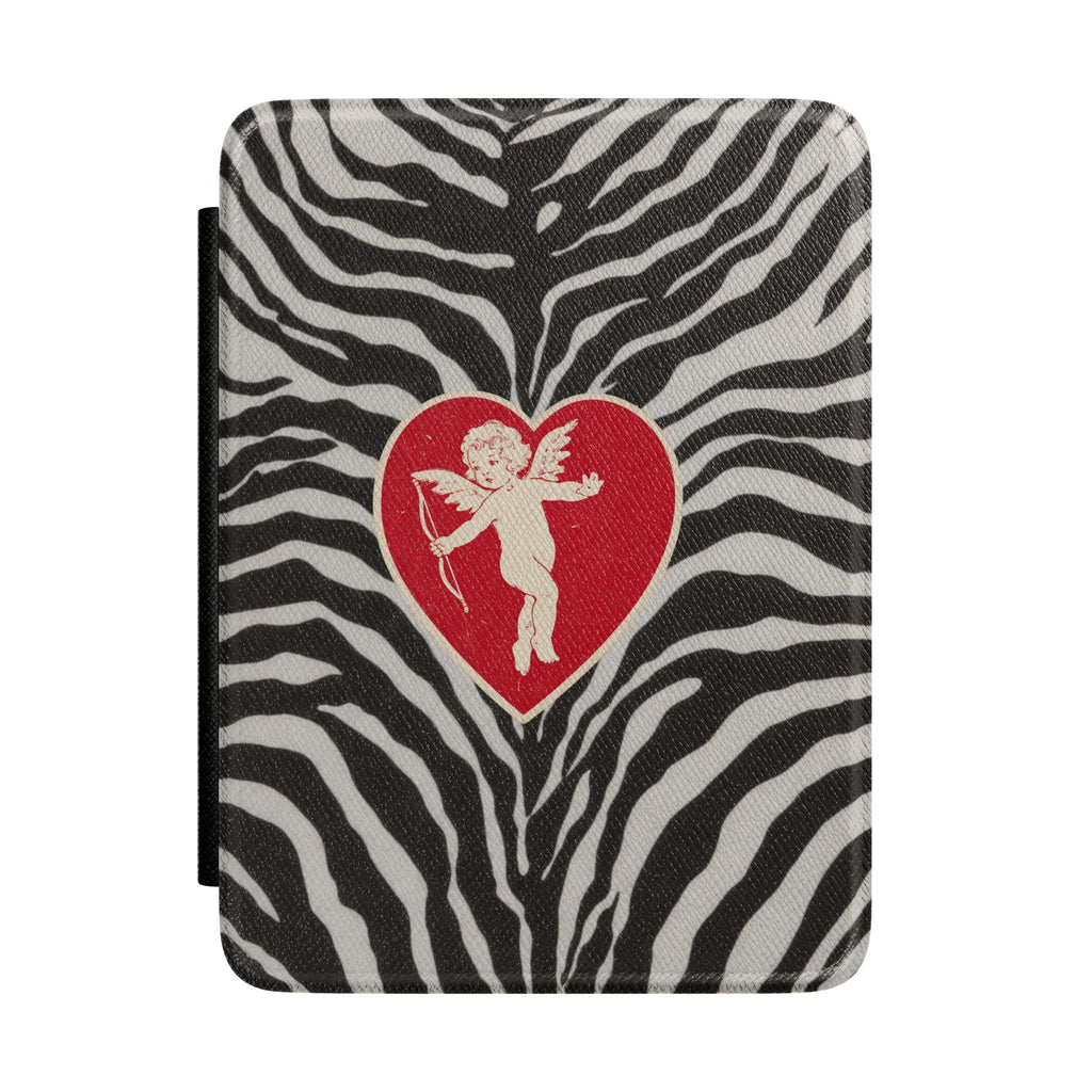 ZEBRA CUPID KINDLE CASE HARDCOVER