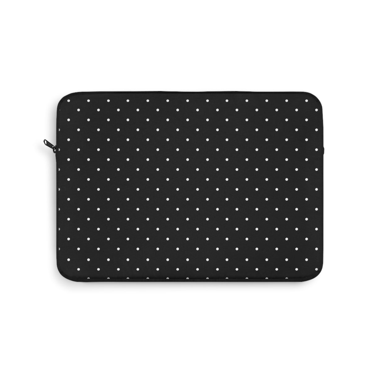 BLACK & WHITE MINI POLKA DOTS IPAD & LAPTOP SLEEVE