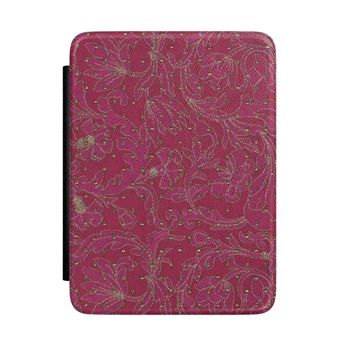 RED WHIMSY LACE KINDLE CASE HARDCOVER