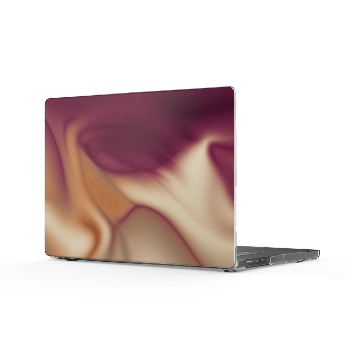 BURGUNDY CREAM MACBOOK COVERS