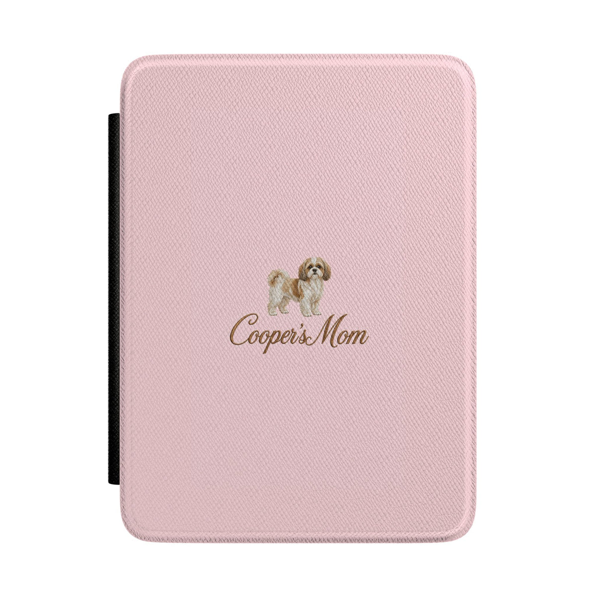 PERSONALIZED PINK SHIH TZU DOG MOM CUSTOM NAME KINDLE CASE HARDCOVER