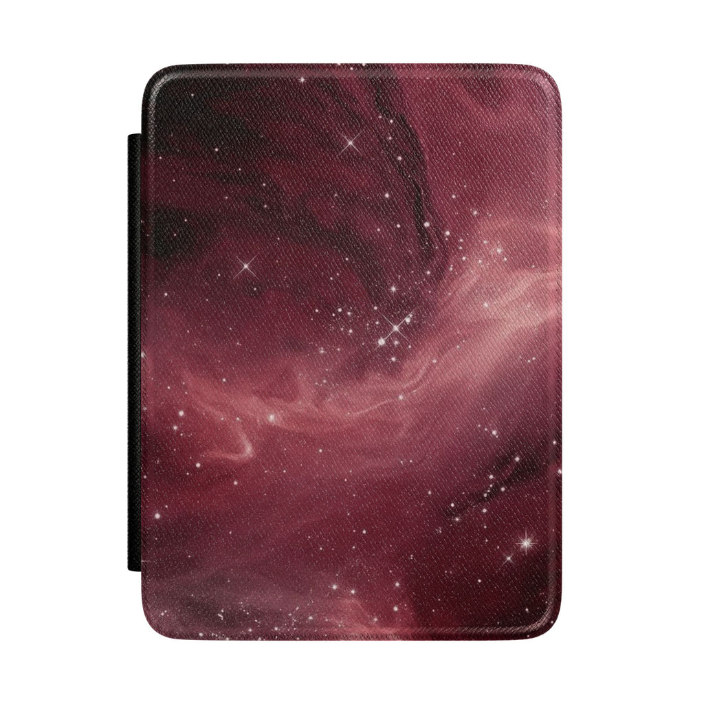 BURGUNDY GALAXY WAY KINDLE CASE HARDCOVER
