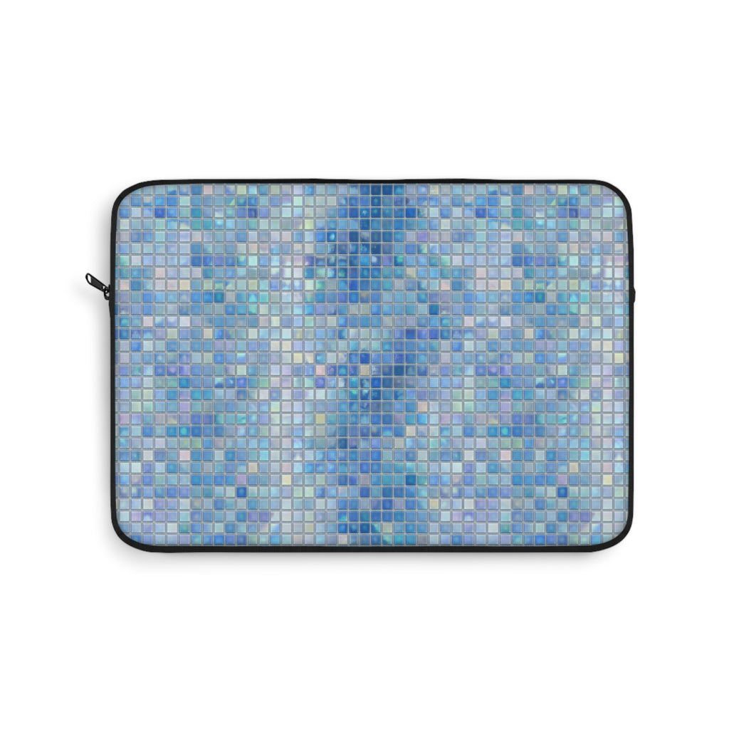 GLACIER BLUE MOSAIC IPAD & LAPTOP SLEEVE