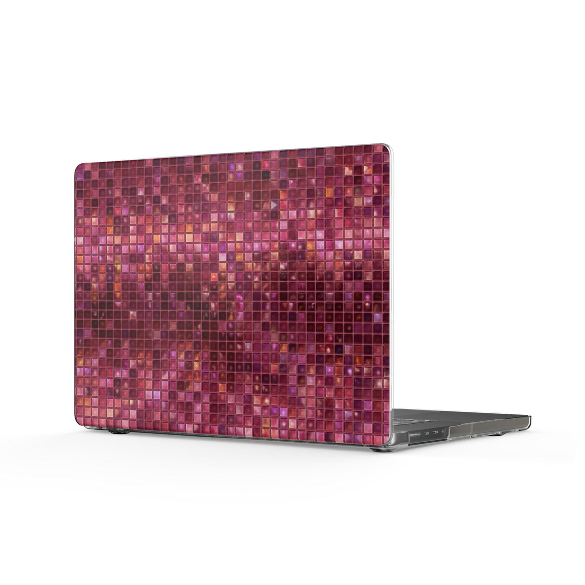 PLUM BURGUNDY MOSAIC MACBOOK COVERS