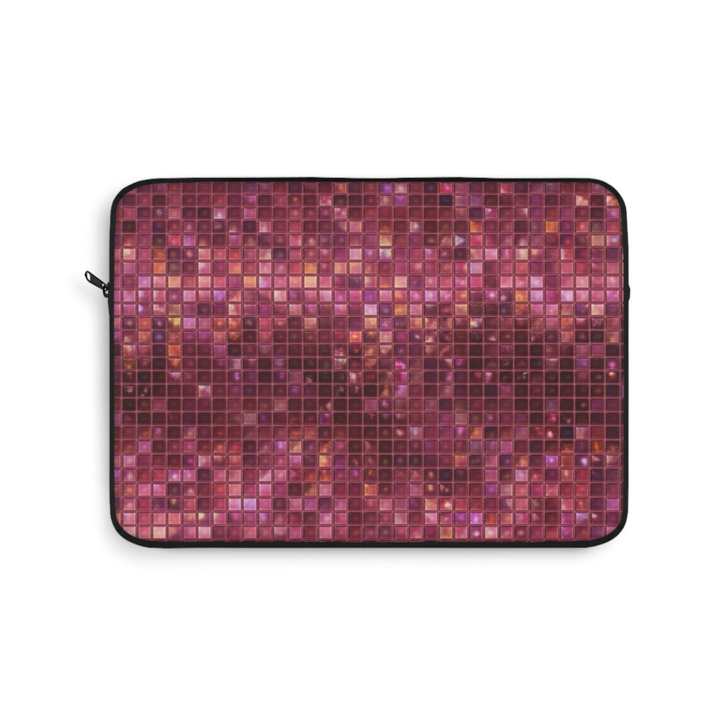 PLUM BURGUNDY MOSAIC IPAD & LAPTOP SLEEVE