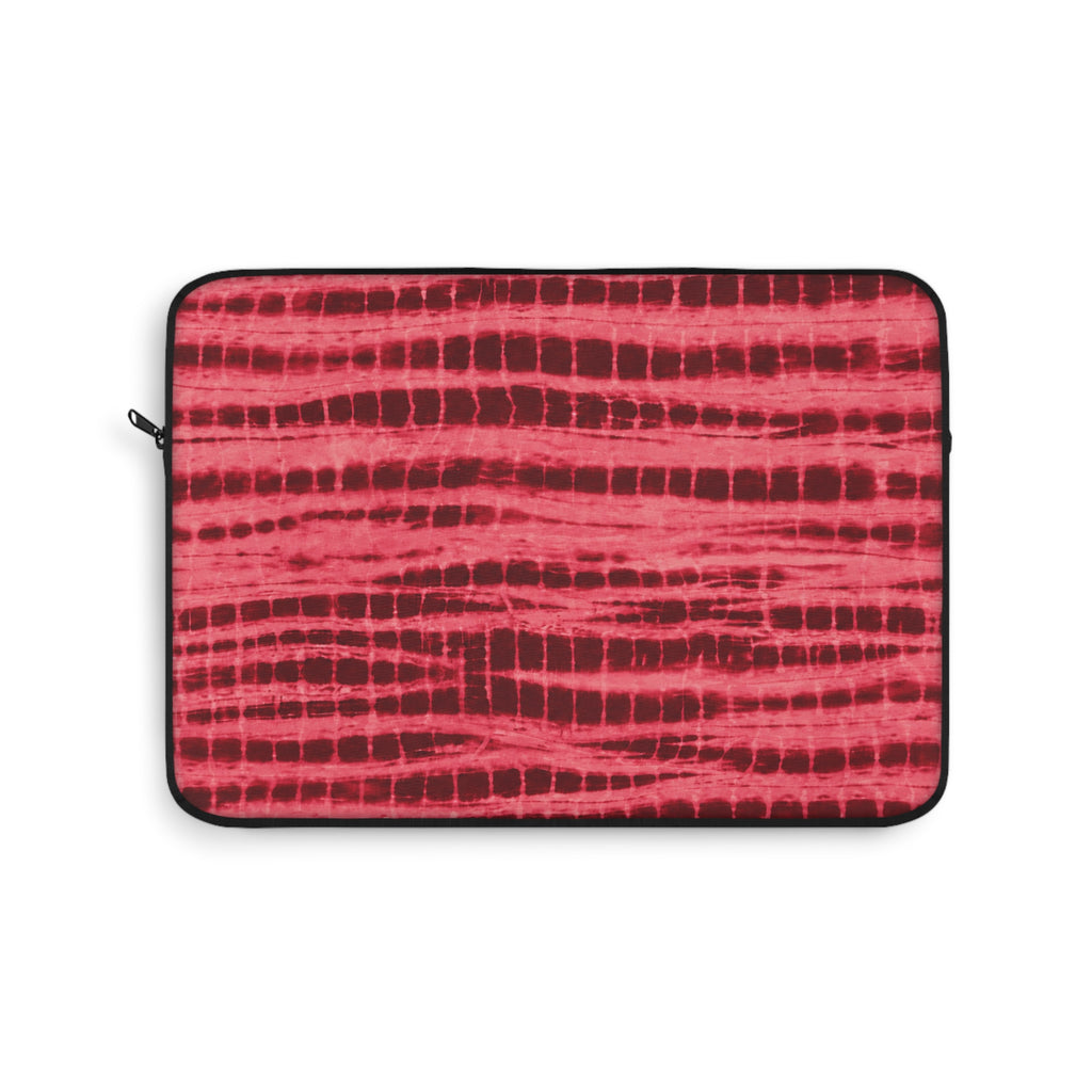 CHERRY RED BURGUNDY COASTAL WASH IPAD & LAPTOP SLEEVE