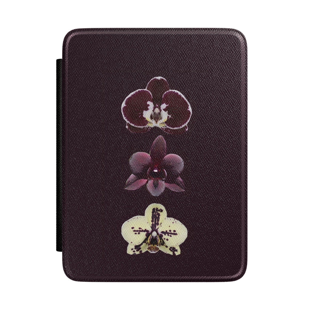 DARK PLUM FALL FLORAL KINDLE CASE HARDCOVER