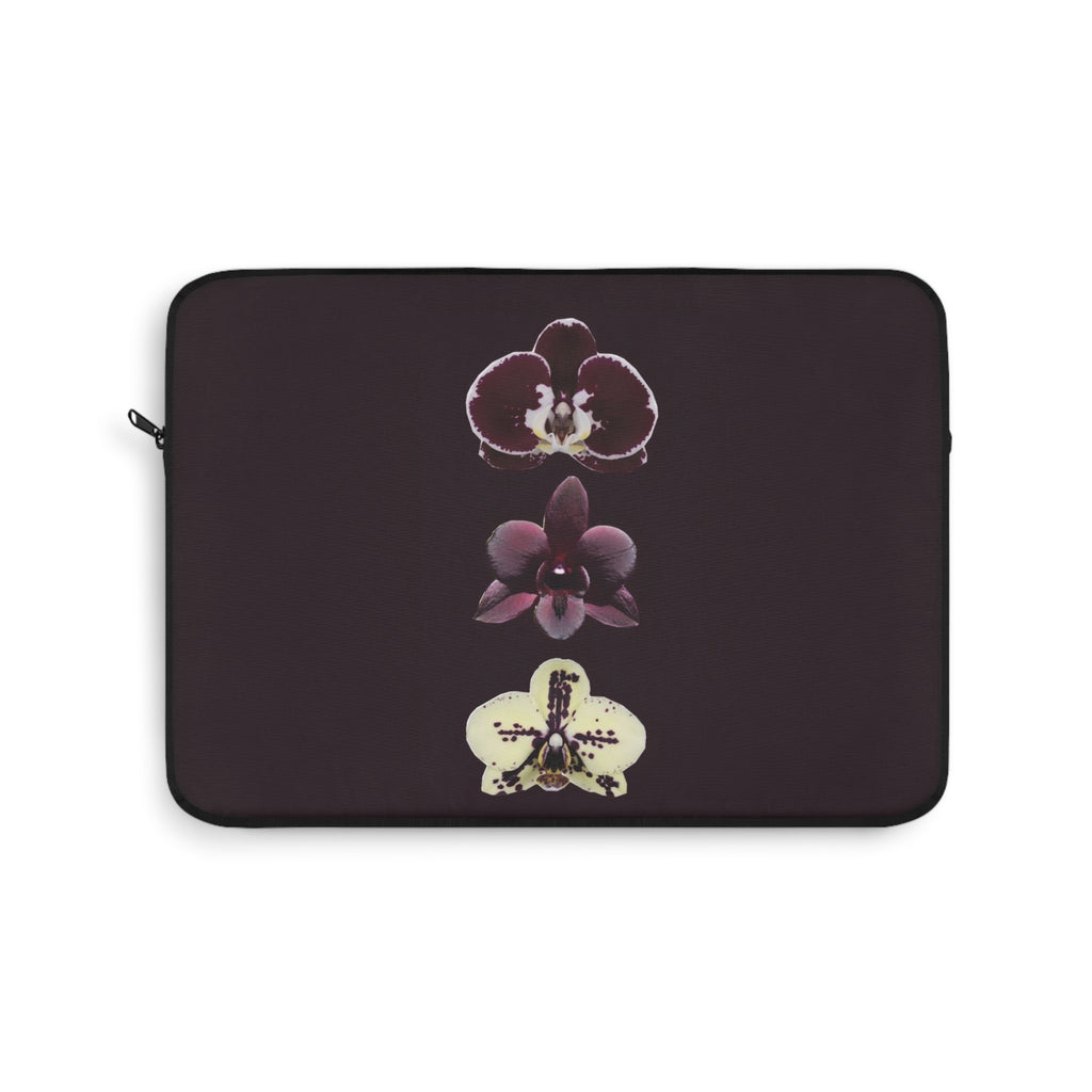 DARK PLUM FALL FLORAL IPAD & LAPTOP SLEEVE