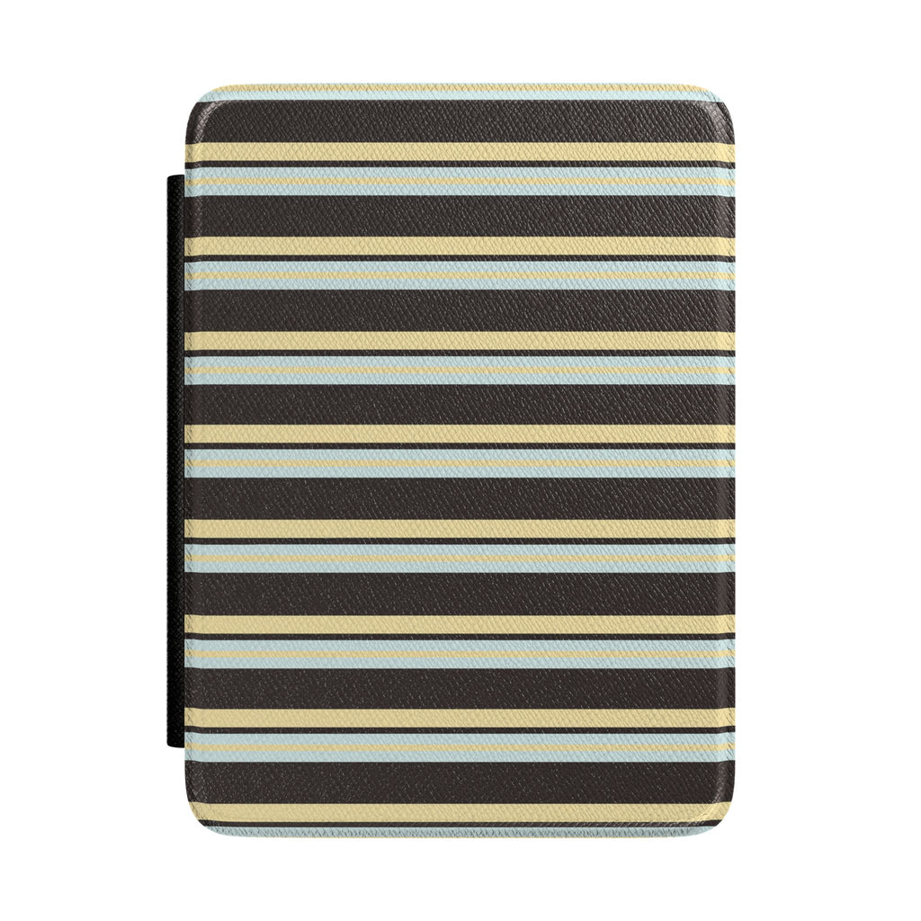 CAFÉ AU LAIT STRIPES KINDLE CASE HARDCOVER