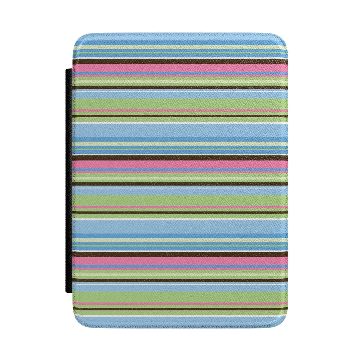 BLUE CABANA STRIPES KINDLE CASE HARDCOVER