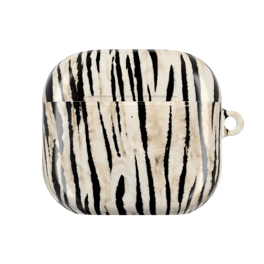 VANILLA ZEBRA AIRPOD CASE