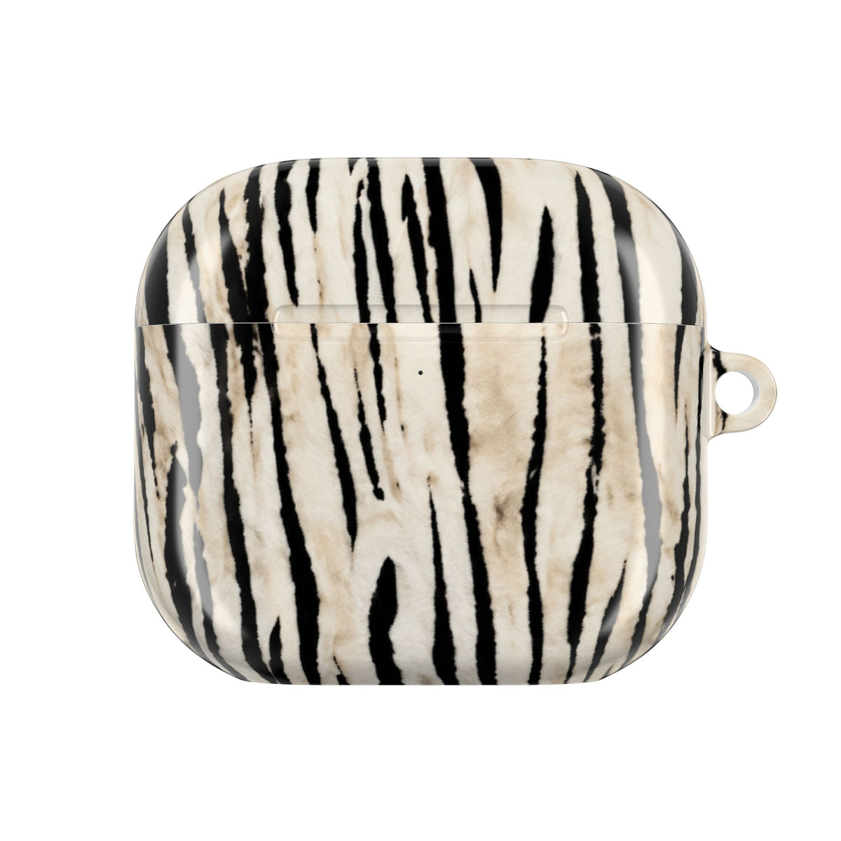 VANILLA ZEBRA AIRPOD CASE