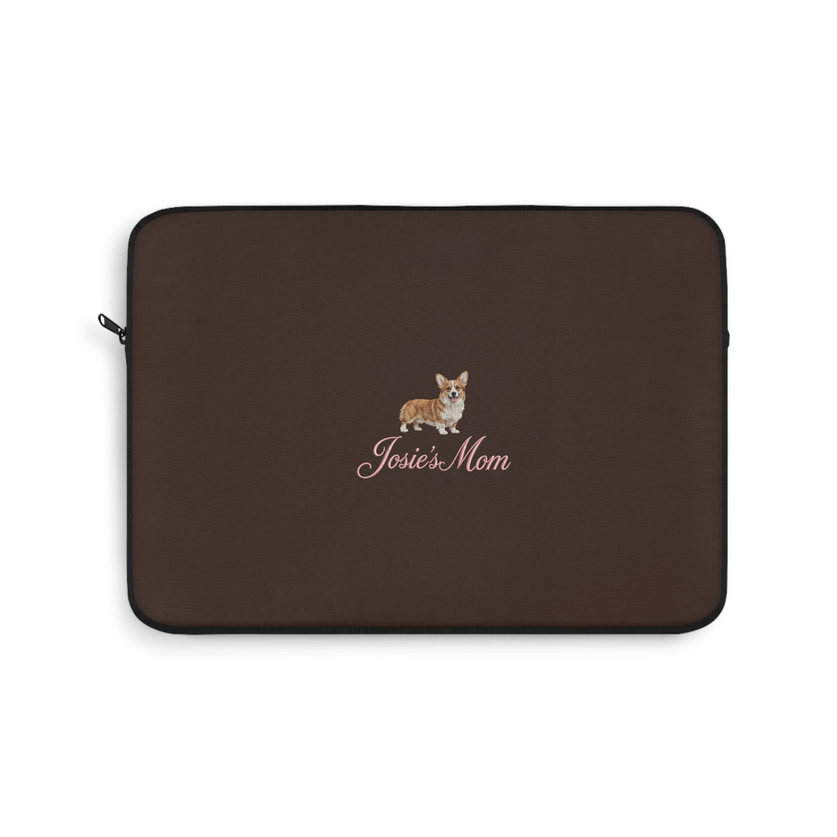 PERSONALIZED BROWN CORGI DOG MOM CUSTOM NAME KINDLE IPAD & LAPTOP SLEEVE