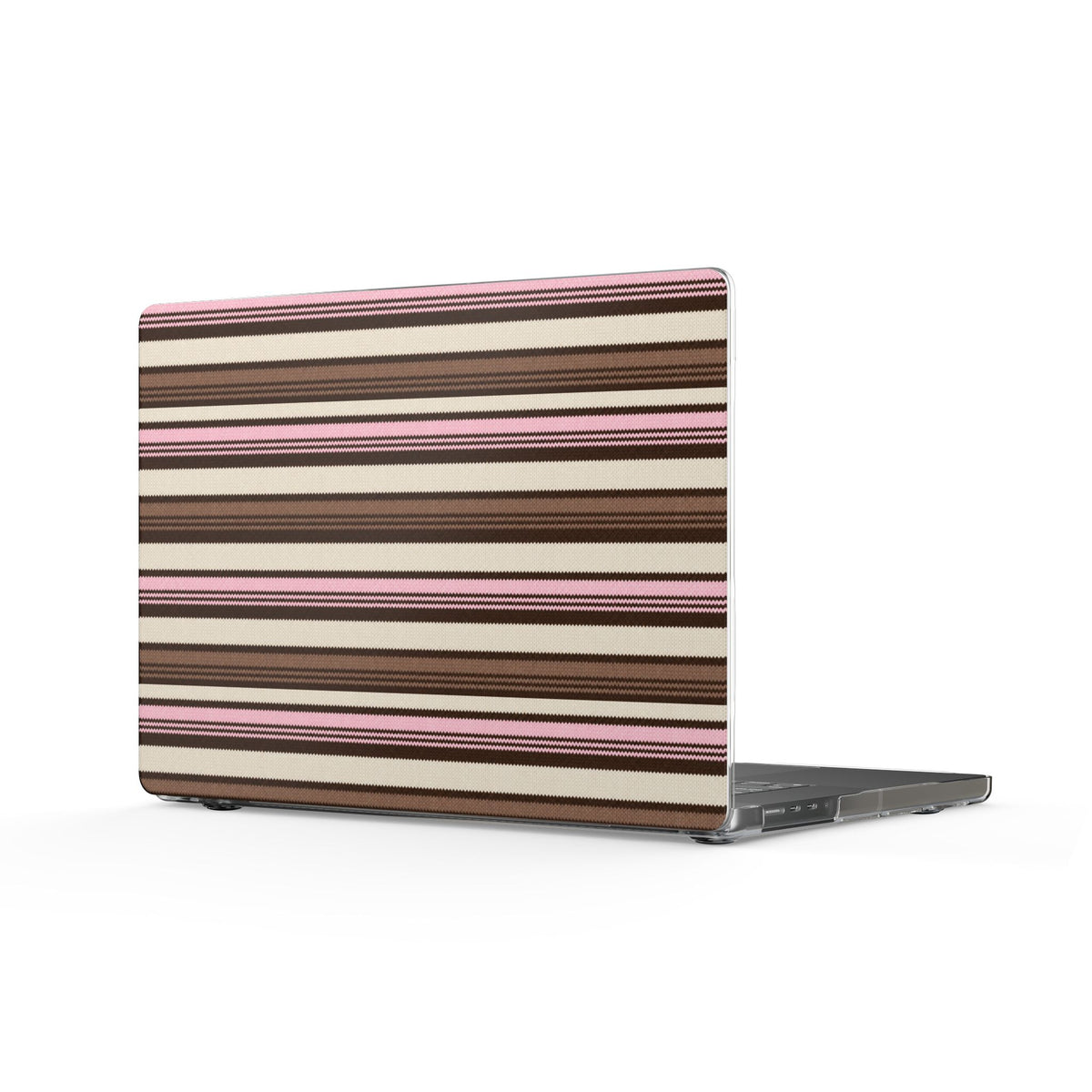 PINK TRUFFLE STRIPES MACBOOK COVERS