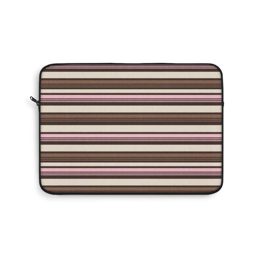 PINK TRUFFLE STRIPES KINDLE IPAD & LAPTOP SLEEVE