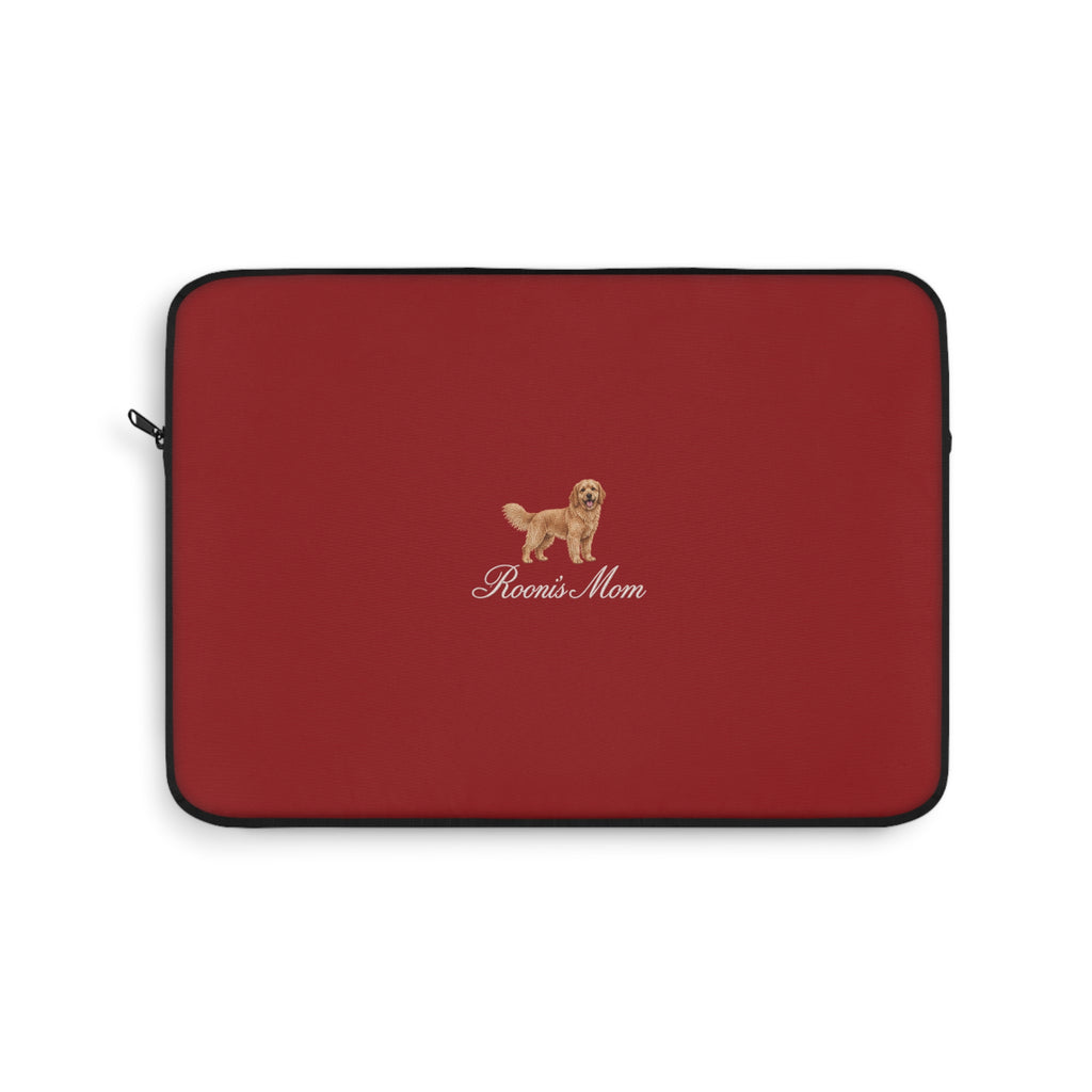 PERSONALIZED RED GOLDEN RETRIEVER DOG MOM CUSTOM NAME KINDLE IPAD & LAPTOP SLEEVE