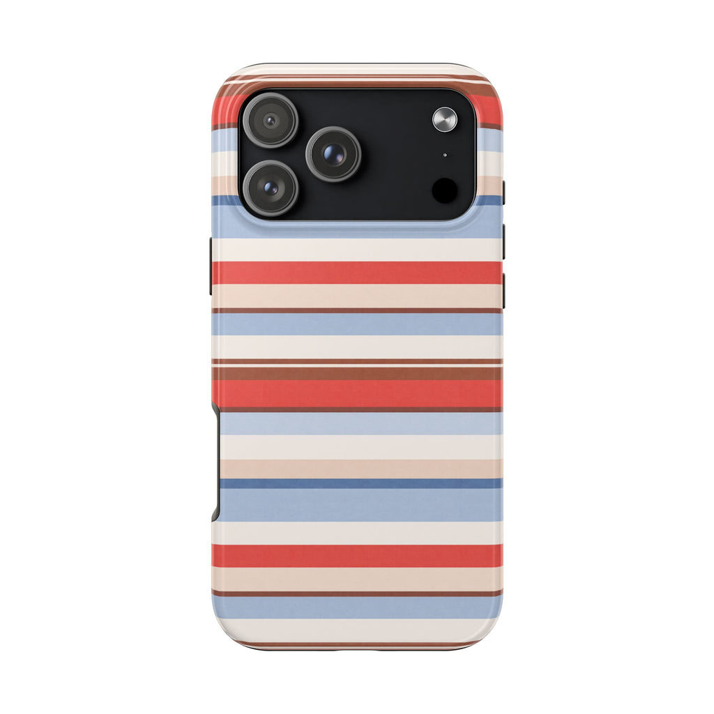 CAPE COD STRIPES PHONE CASE