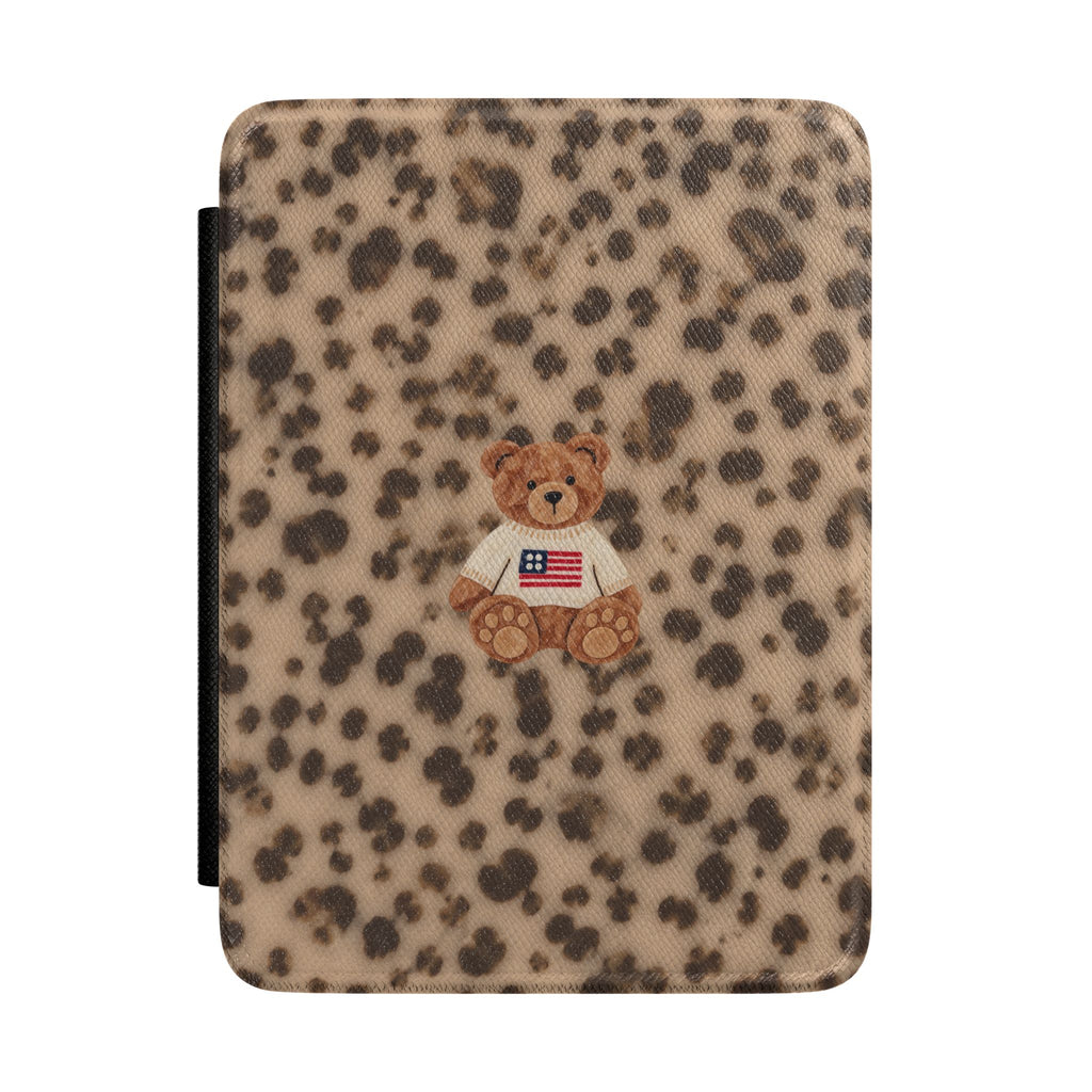TORTOISE AMERICANA TEDDY BEAR KINDLE CASE HARDCOVER