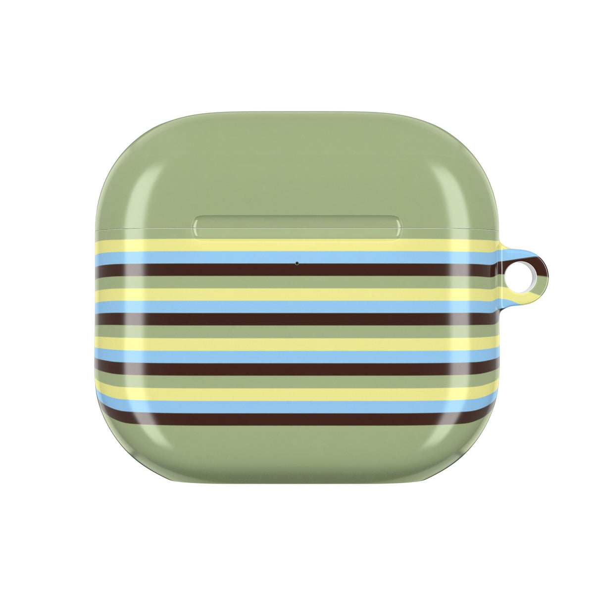 PISTACHIO STRIPES AIRPOD CASE