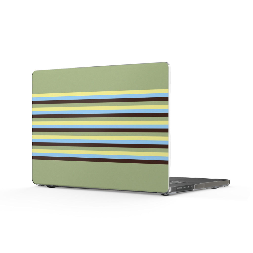 PISTACHIO STRIPES MACBOOK COVERS