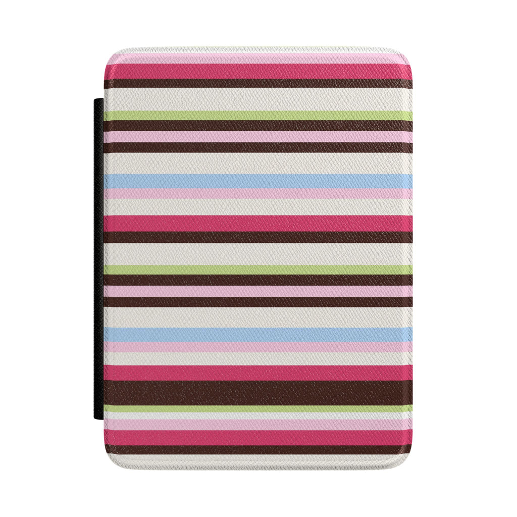 SUGAR & SPICE STRIPES KINDLE CASE HARDCOVER