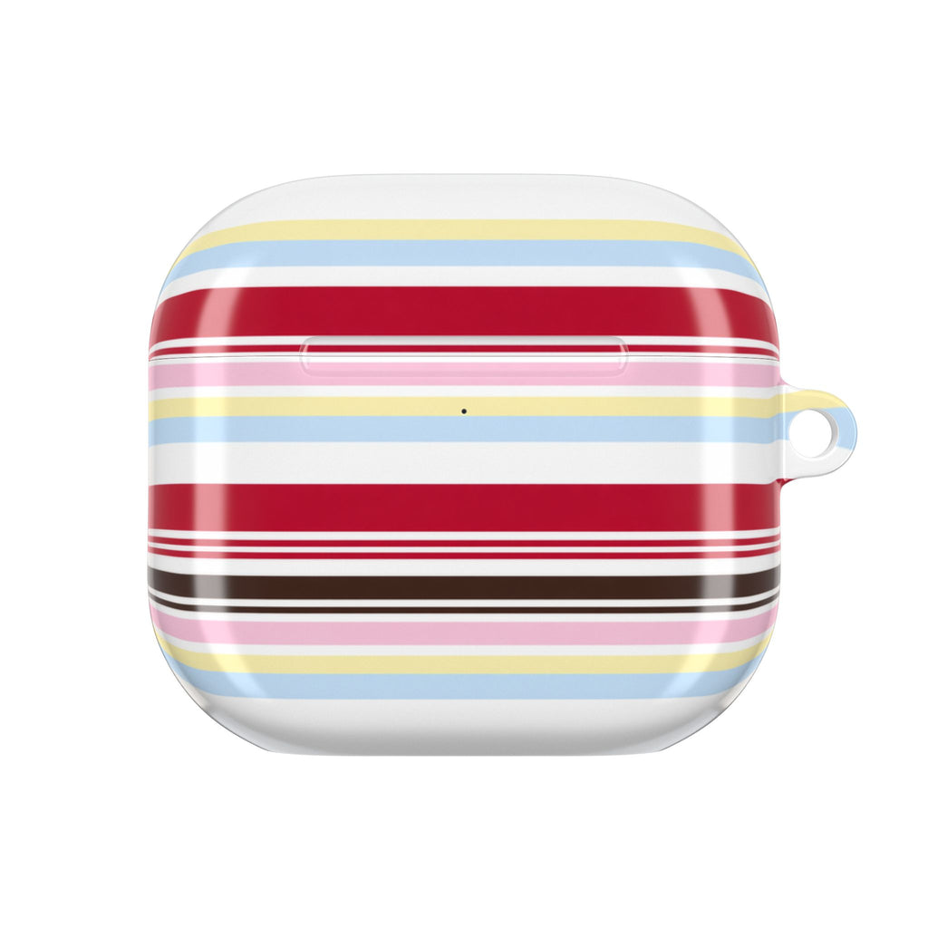 CHERRY SUNDAE STRIPES AIRPOD CASE