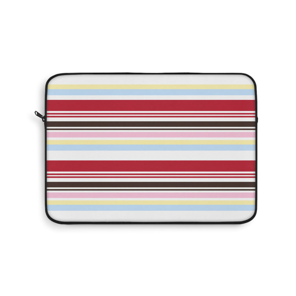 CHERRY SUNDAE STRIPES KINDLE IPAD & LAPTOP SLEEVE