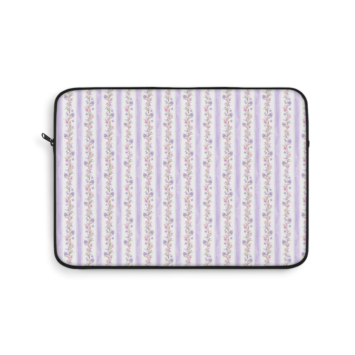 PURPLE STRIPES FLORAL KINDLE IPAD & LAPTOP SLEEVE