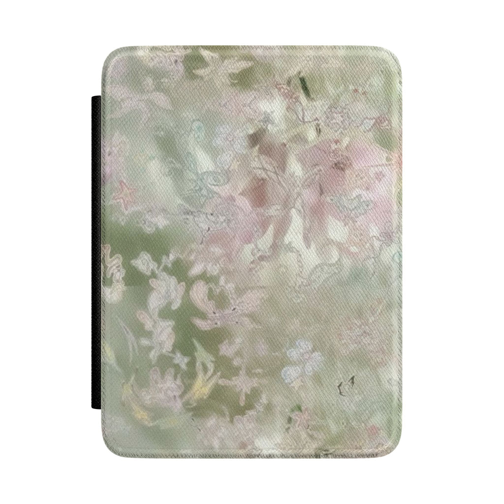 WHIMSY GREEN FLORAL KINDLE CASE HARDCOVER