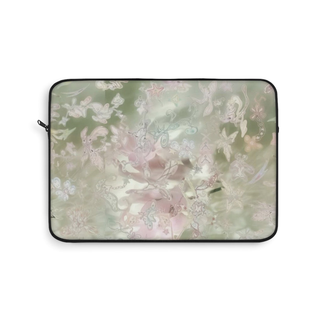 WHIMSY GREEN FLORAL KINDLE IPAD & LAPTOP SLEEVE