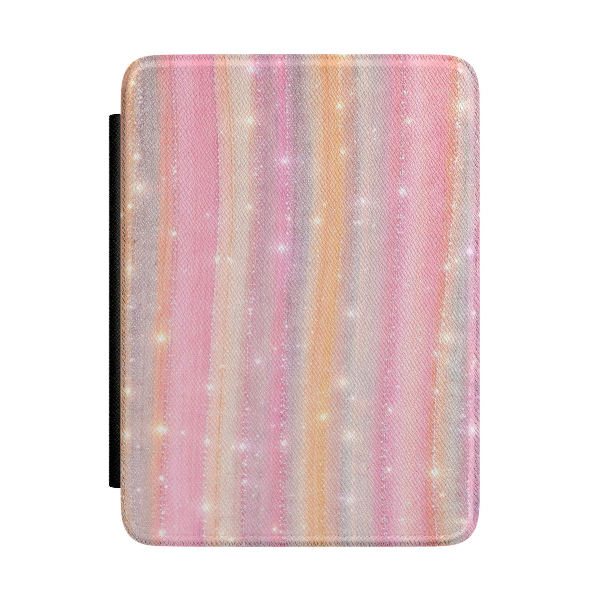 PINK FAIRY DUST STRIPES KINDLE CASE HARDCOVER