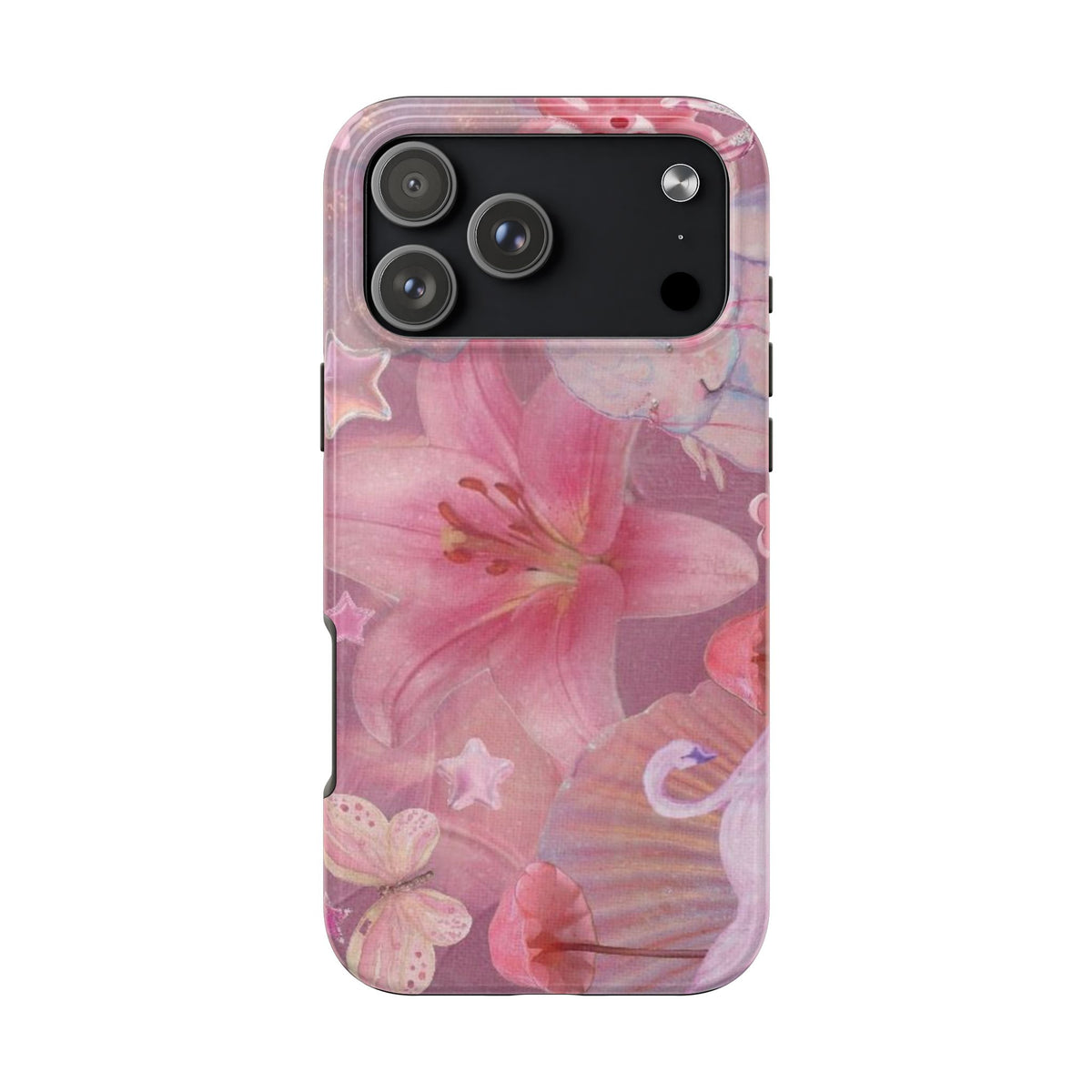 WHIMSY LILY FLORAL PHONE CASE