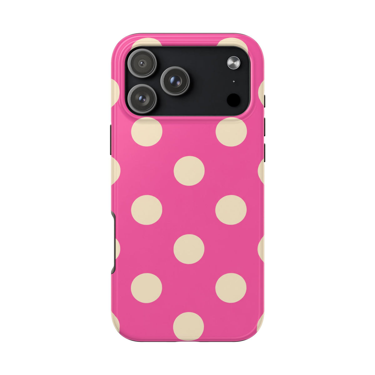 PINK SUGAR POLKA DOTS PHONE CASE