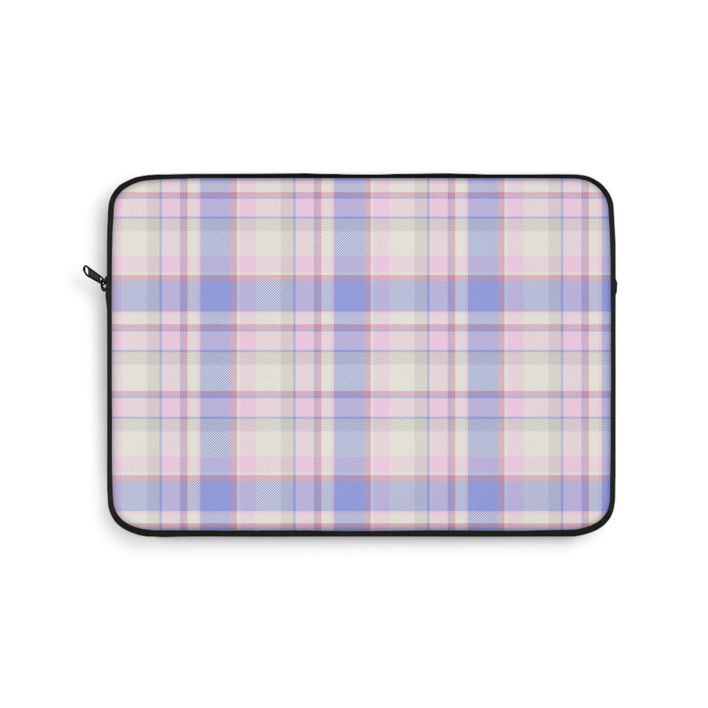 PASTEL PLAID COUNTRYSIDE FLANNEL KINDLE IPAD & LAPTOP SLEEVE