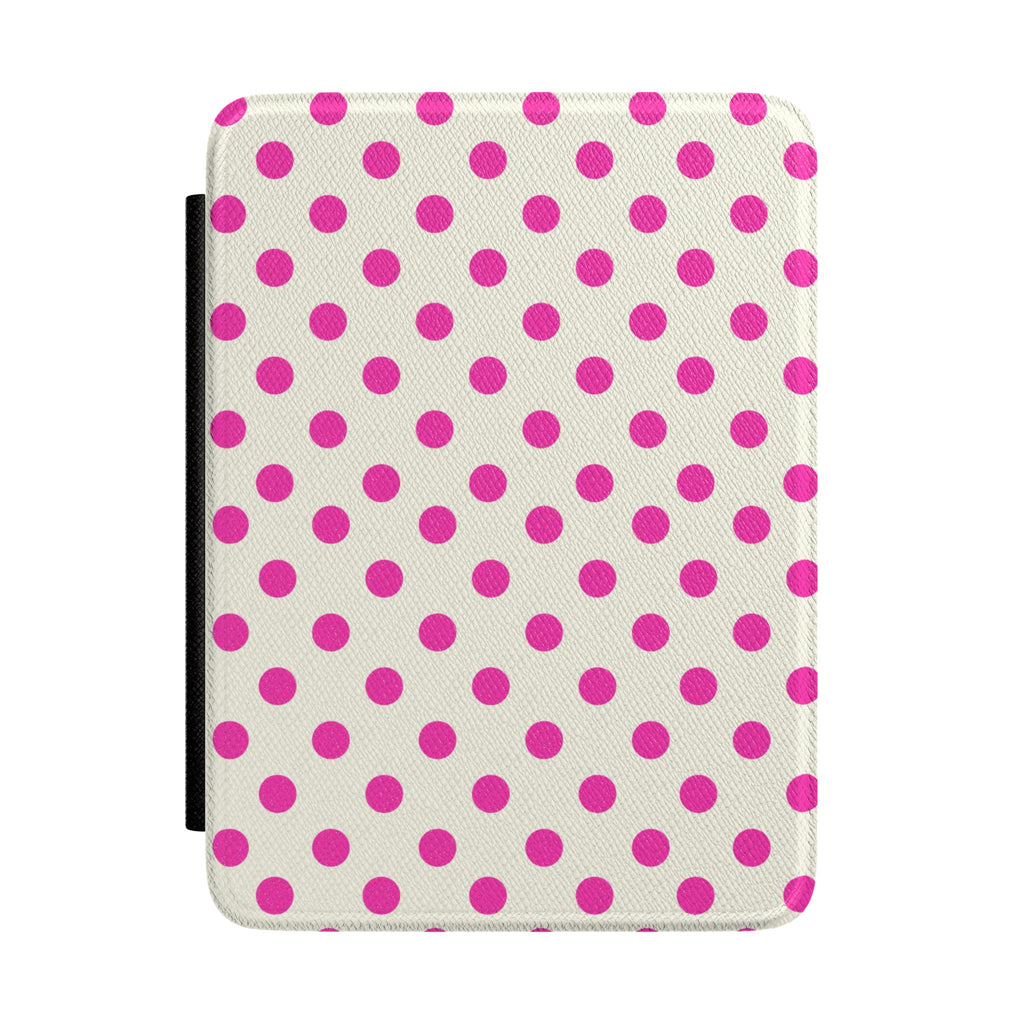 LYCHEE CREAM POLKA DOTS KINDLE CASE HARDCOVER