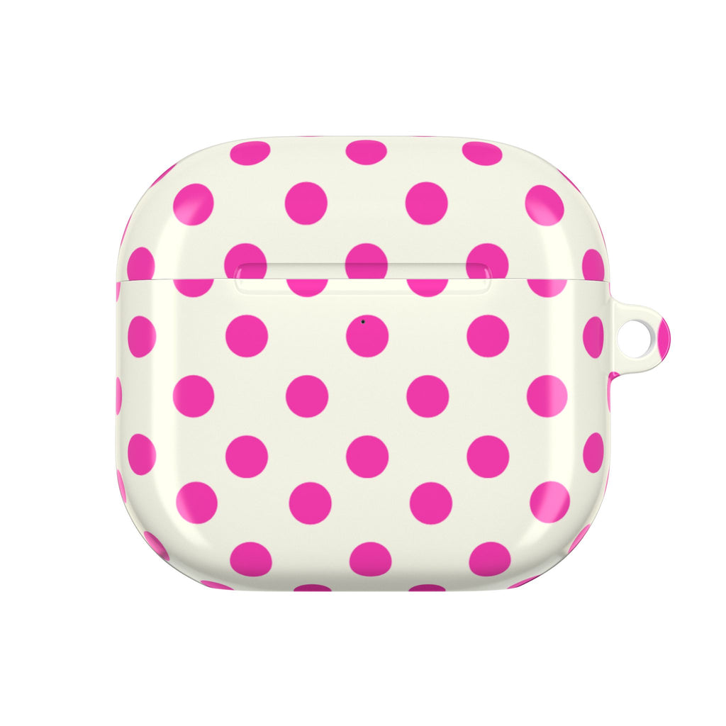 LYCHEE CREAM POLKA DOTS AIRPOD CASE