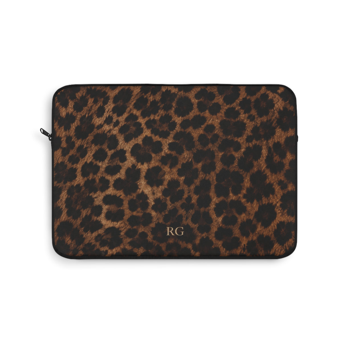 PERSONALIZED BROWN CHEETAH LEOPARD CUSTOM MONOGRAM INITIALS KINDLE IPAD & LAPTOP SLEEVE