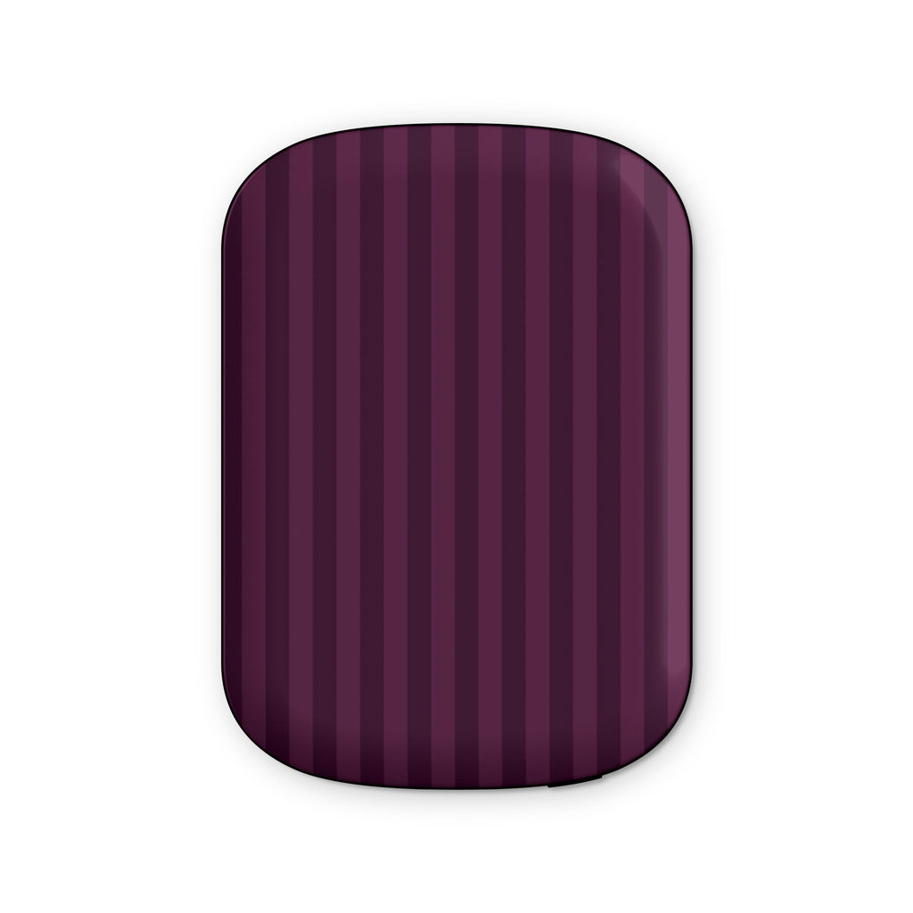 BURGUNDY 18 PRO EDITION STRIPED PORTABLE MAGSAFE CHARGER BATTERY PACK