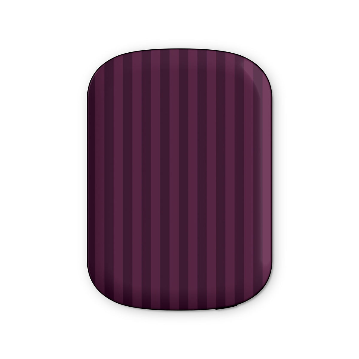 BURGUNDY 18 PRO EDITION STRIPED PORTABLE MAGSAFE CHARGER BATTERY PACK