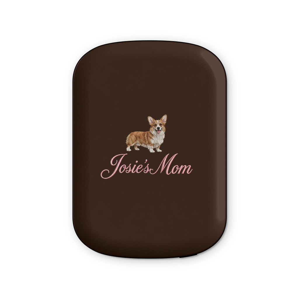 PERSONALIZED BROWN CORGI DOG MOM CUSTOM NAME PORTABLE MAGSAFE CHARGER BATTERY PACK