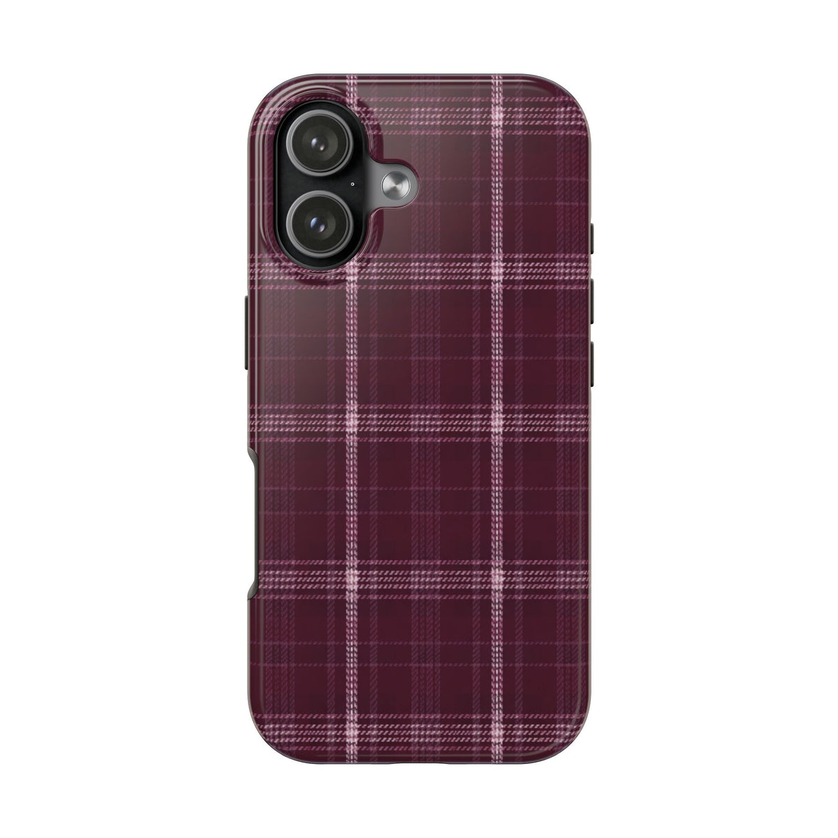 WINCHESTER BURGUNDY 18 PRO PLAID PHONE CASE