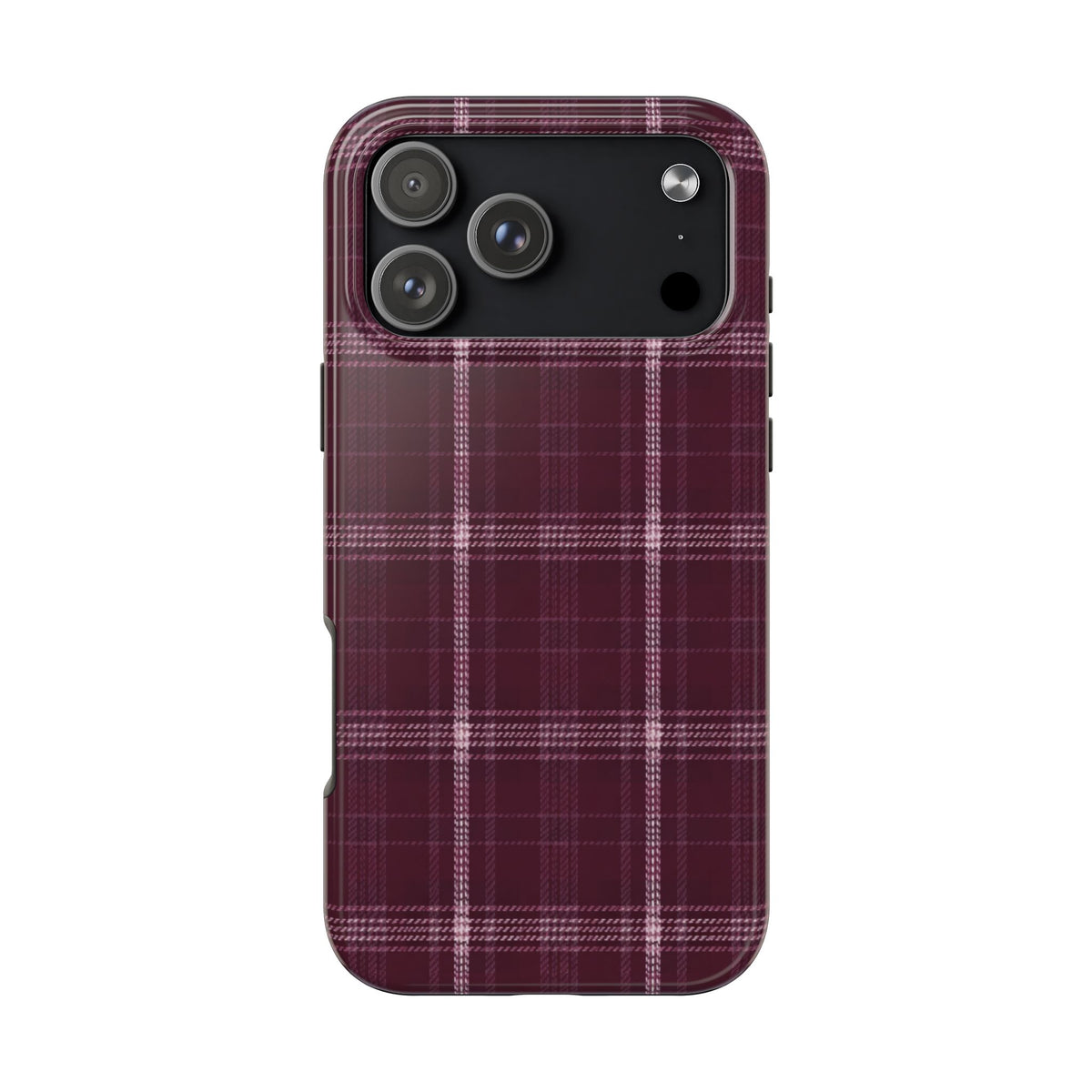 WINCHESTER BURGUNDY 18 PRO PLAID PHONE CASE