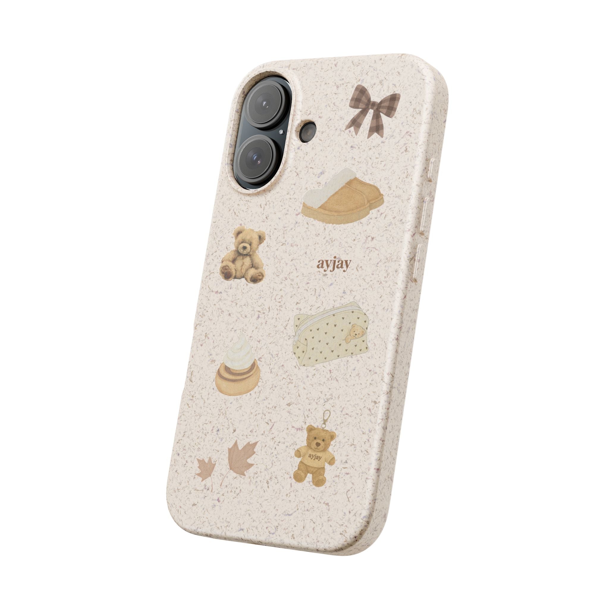 COZY BROWN TEDDY BEAR BAG ECO-FRIENDLY MAGSAFE® PHONE CASE
