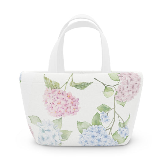 HYDRANGEA FLORAL LUNCH BOX BAG