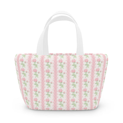PINK & GREEN FLORAL LUNCH BOX BAG