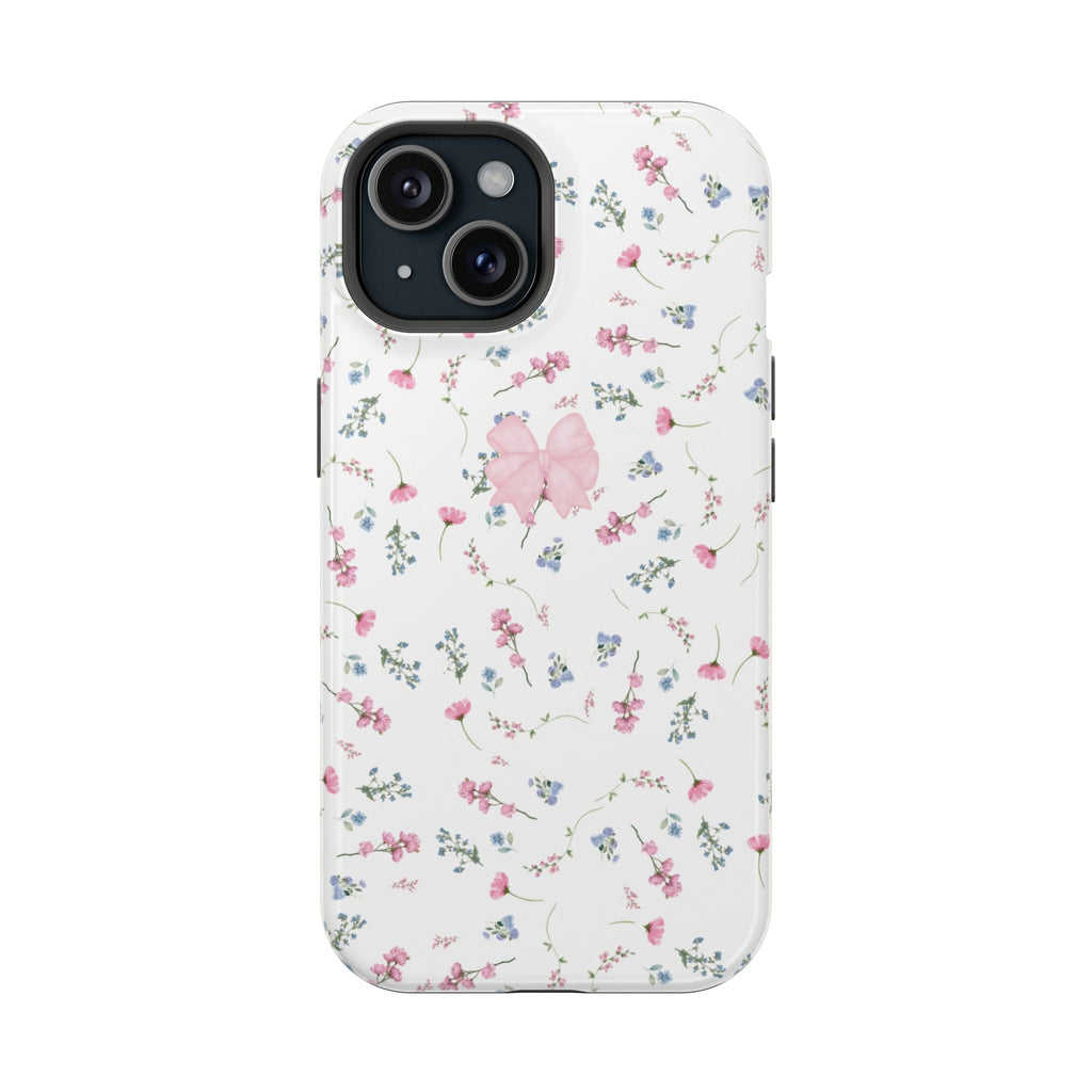 VINTAGE WHITE FLORAL PHONE CASE