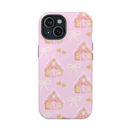PINK GINGERBREAD PHONE CASE