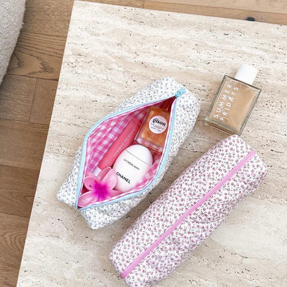 BLUE DITSY PENCIL CASE-AYJAY